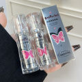 Cute Butterfly Clear Lip Gloss Lasting Moisturizing Nude Red Brown Lip Gloss Crystal Jelly Liquid Lipstick Korean Makeup. 