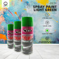 Spray paint Light Green.