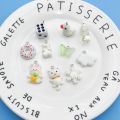 Randomly Mixed 10Pcs/pack 3D Resin Cute Charms 9 colors Solid Color Series Pendants For DIY Necklaces Earrings Bracelets Making. 