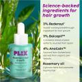 PLIX - THE PLANT FIX Rosemary Hair Growth Serum with 3% Redensyl, 4% AnaGain, 3% Baicapil, 30 ml | Stimulates Hair Growth, Increase Hair Density & Thickens Hair | For Men & Women. 