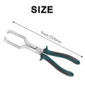 Fuel Filter Calipers Gasoline Pipe Fittings Special Clamp Rubber Handle Fuel Hose Pipe Buckle Removal Pliers(9 Inches in Length). 