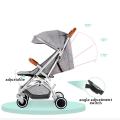 2019 New Baby Stroller Travel Pram Bassinet Newborn Carriage Foldable Pushchair - Grey fashion. 
