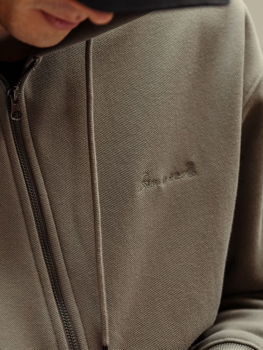 SIMWOOD%202023%20Spring%20New%20Oversize%20450g%20Pique%20Fabric%20Warm%20Fleece%20Liner%20Zip-up%20Hoodies%20Men%20Plus%20Size%20Jackets%20-%20Image%204