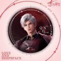 【High-quality】 Game Love and Deepspace Badge Brooch Pin 75mm Metal Cosplay Accessory for Clothes Backpack Decoration Gift.