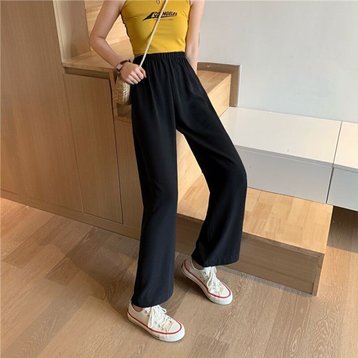 Wide%20Leg%20Pants%20Women%20Loose%20High%20Waist%20Black%20Basic%20Fashion%20Ulzzang%20All-match%20OL%20Casual%20Baggy%20Clothes%20Mujer%20Trousers%20Teens%20Street%20-%20Image%205