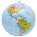 12/14/16 Inch Inflatable World Map Ball Beach Volleyball Game Globe Educational Planet Earth Geography Toys Ocean Kid Learning SnowWhite. 