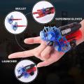 Spiderman Web Dart Blaster Toys Set - (Launcher, Glove, 3 Pieces Rubber Shooter Toy for Kids). 