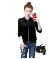 Winter Fashion Velvet Jacket Women Coats Long Sleeve Bomber Jackets Zipper Female Thin Short Baseball Basic Jacket Outwear. 