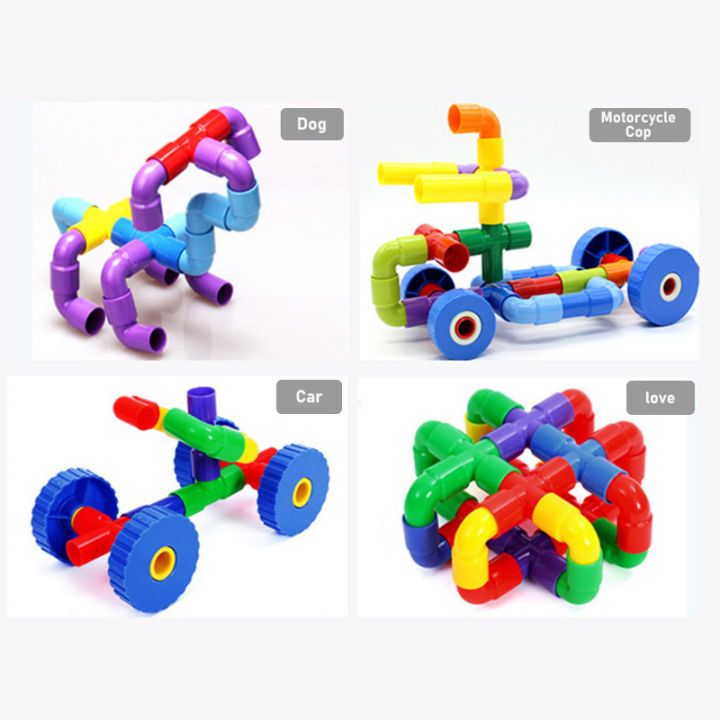 21-144%20PCS%20Pipe%20Building%20Block%20Run%20Race%20Bricks%203D%20Children%20Diy%20Assemble%20and%20Insert%20Toys%20with%20Blocks%20Educational%20Toy%20for%20Children%20-%20Image%204