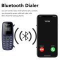 BM310 Small Mobile Phones Unlocked Bluetooth Earphone Telephone Low Radiation Automatic Call Recording Dual SIM Small Cell Phone.