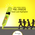 Good Luck Highlighter Pen (Yellow) 3Pcs.
