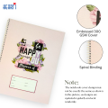 Hearts Floral Spiral Khata – 200 Pages – (3 Pcs of Set) – Stylish Medium Notebook for School, College, Office – Beautiful Floral Cover Design – Smooth Writing Paper.