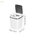Touchless Trash Can Waterproof Toilet Rubbish Bin Waste Bin Electric Garbage Bin for Office Outdoor. 