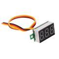 LED Display Mini 0.28 inch DC 0 -100V Digital Voltmeter 100V Volt Panel Indicator Monitor Voltage Meter-1PCS - Compact Digital Voltmeter.