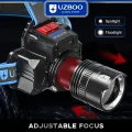 UZBOO Headlight Waterproof Rechargeable Motion Sensor Head Light Powerful Headlamp LED Headlamp Induction Headlight Waterproof Work Light USB Rechargeable Emergency Light Head-mounted Lamp. 