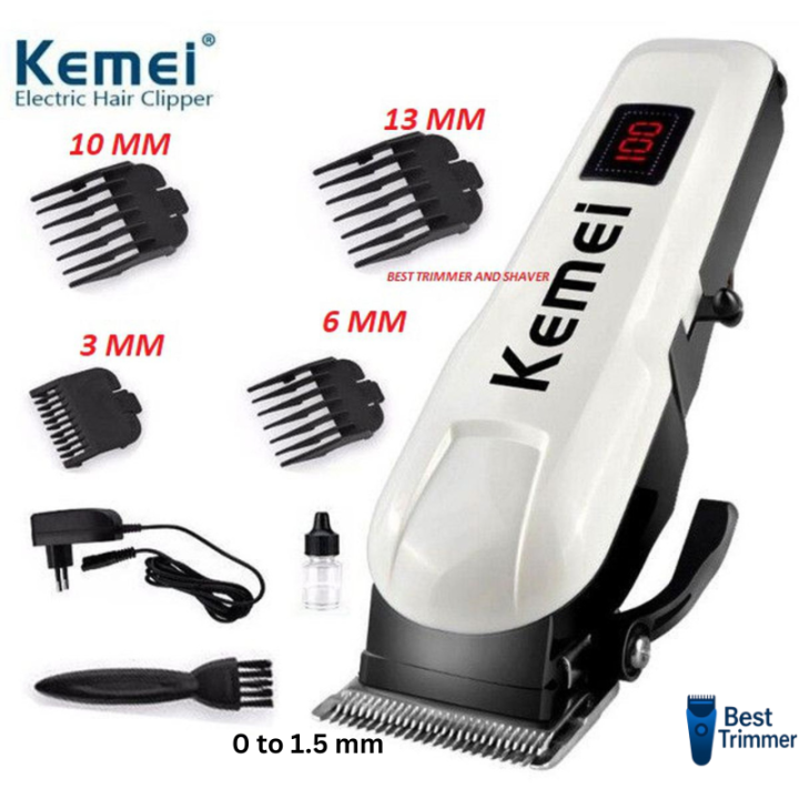 Kemei%20KM-809A%20Digital%20AC/DC%20Electric%20Rechargeable%20Professional%20Hair%20Clipper%20Trimmer%20-%20Image%202