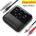 Aptx HD LL Low Latency Bluetooth Receiver Transmitter BT 5.2 RCA 3.5mm Jack AUX Wireless Audio Adapter Handsfree Call For TV PC. 