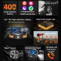 Fashions 5ATM LED Flashlight Smart Watch Men 100+ Sports Modes Health Monitor New style Man Watches Bluetooth Call Men Smartwatches For Android ios. 