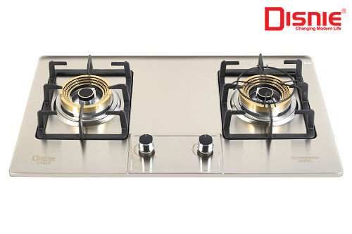 Disnie Auto 2 Burner Stainless Steel Gas Stove- LPG/NG (DCGS-227SS)