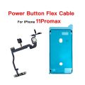Power Volume Button Flex Cable Replacement For iPhone 11 Pro Max With Bracket + Screen Waterproof Tape.