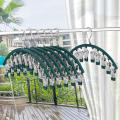 Stainless steel hangers Efficient Space-saving Windproof hamgers PVC waterproof 10 clips hangers for clothes for Home organization Travel accessories Dorm room essentials Wet weather drying Suitable. 