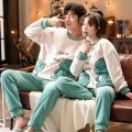 Autumn Winter Pajama Sets Pyjamas Women Cartoon Cute Home Wear Men Pijama Clothes Flannel Sleepwear Dinosaur Couple Sleepwear. 