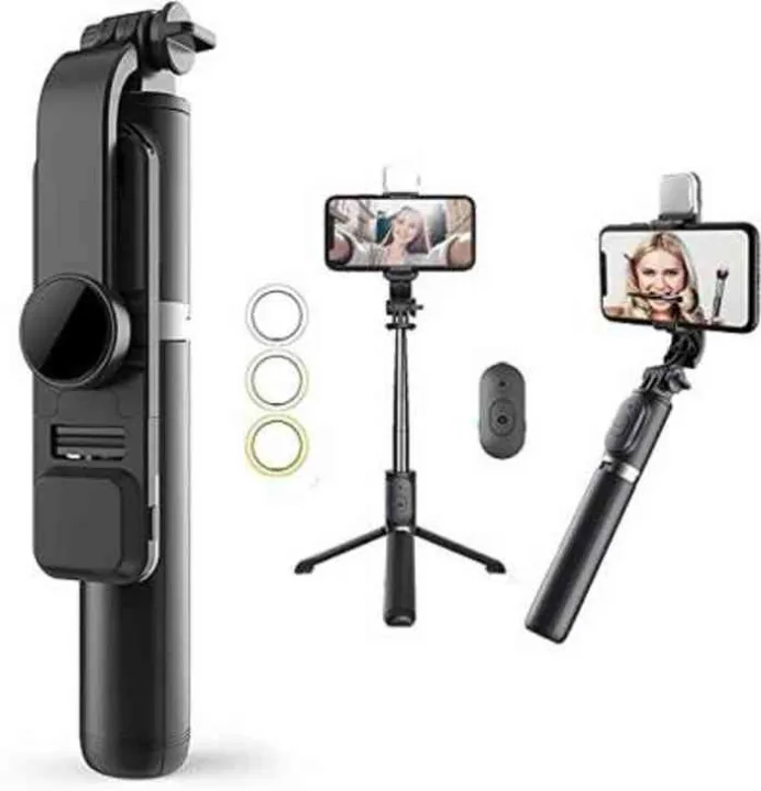 Q07%20Selfie%20Stick%20Foldable%20Mini%20Tripod%20with%20Fill%20Light%20Bluetooth%20Remote%20Shutter%20Retractable%20Rod%20for%20Phone%20-%20Image%204