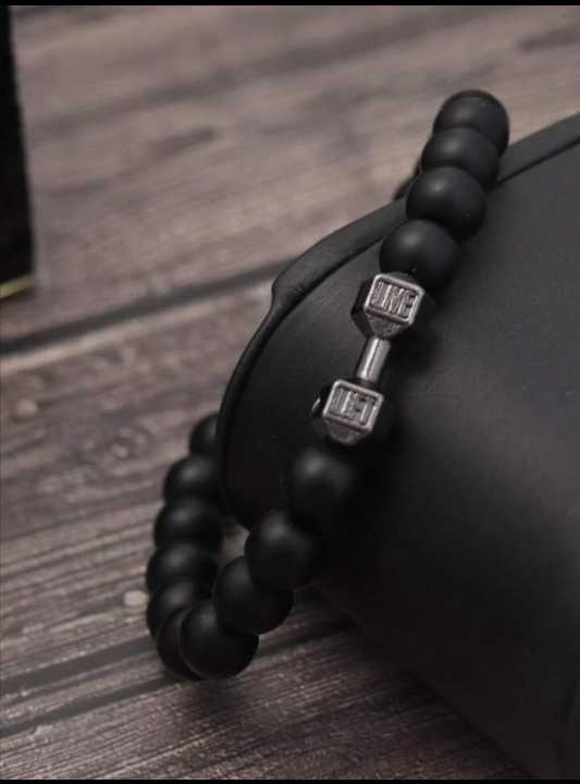 Classic%20Natural%20Black%20Dumbbell%20Bracelet%20for%20Men%20-%20Image%203