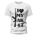 2022 new hot fashion Summer Men's AK47 T-shirt 3D Printing Round Neck Casual breathable plus size tops dropshipping.