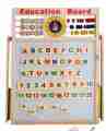 Educational Learning Board Multipurpose Double-Sided Magnetic Wooden Writing Board. 