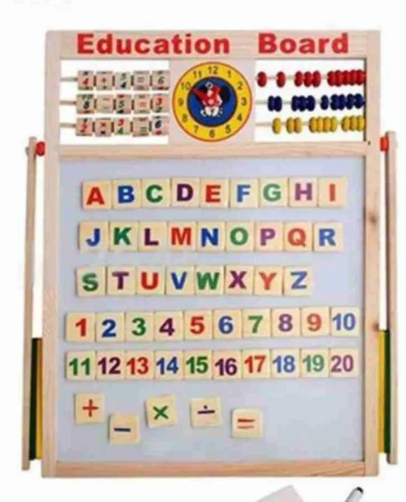 Educational%20Learning%20Board%20Multipurpose%20Double-Sided%20Magnetic%20Wooden%20Writing%20Board%20-%20Image%204