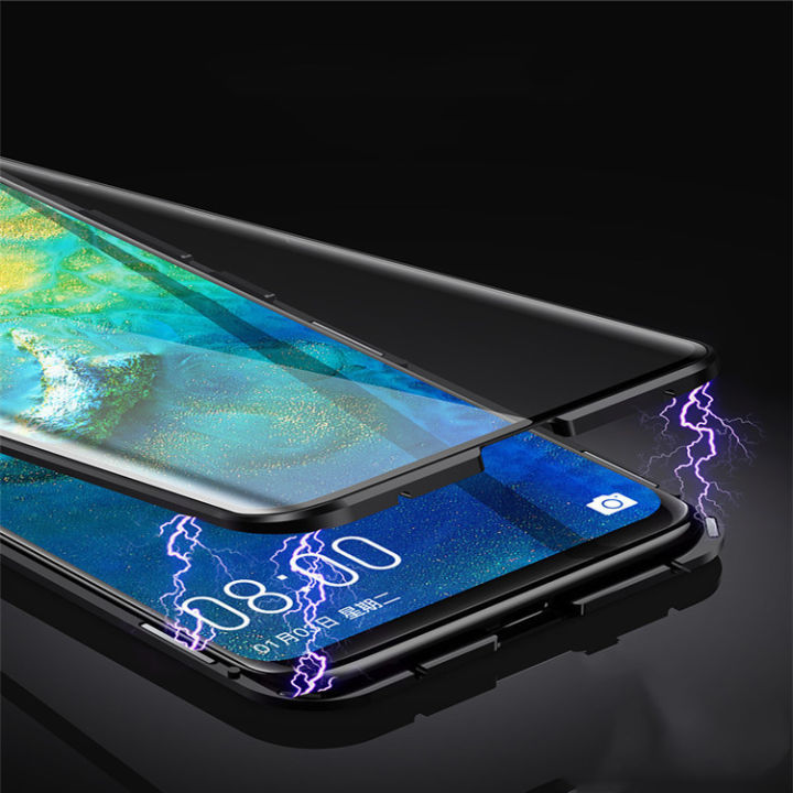 【Sarcasmsm】Applicable Redmi K40 Phone Case Xiaomi 11 Double-Sided Glass Shell 1+Metal Magnetic King Magnetic Protective Sleeve