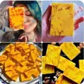 Hand Made Real Saffron Goat Milk Bar Soap -90g. 