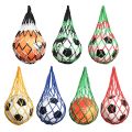 Football Net Bag Nylon Outdoor Sports Soccer Basketball Volleyball Bags Carry Portable Equipment. 