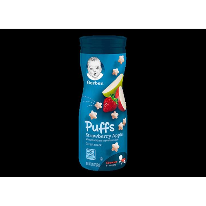 Gerber Graduates Baby Puffs Strawberry Apple 42gm