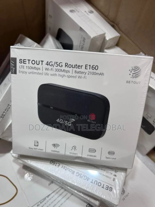 SETOUT 4g/5g Router E160 LTE 150mbps Wi-Fi 300mbps