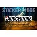 Sticker For Bike | Bridgestone Branding | Best Quality ( Sticker_Mode ). 