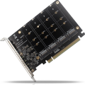 3X PH44 NVME 4-Disk Array Card PCIE Signal Split Array Card. 