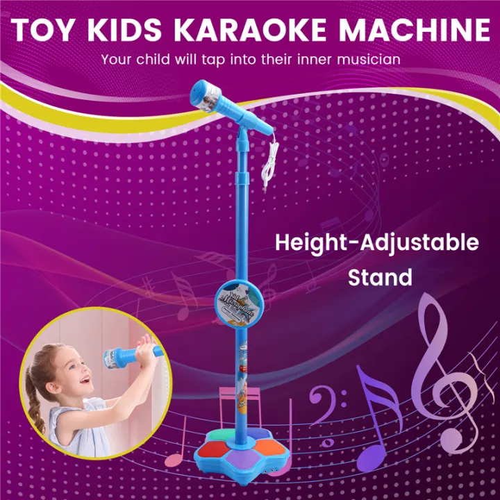 Kids%20Microphone%20With%20Light%20Stand%20Toy,%20black%20-%20Image%205