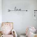 【Wweirdoo】Removable Letter Sticker Bedroom Romantic Wallpaper Decal Decor.