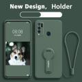 Casing vivo y30 vivo y30i VIVO Y50 phone case Softcase Liquid Silicone Protector Smooth shockproof Bumper Cover new design 360 ° with holder YTXZZJ01.