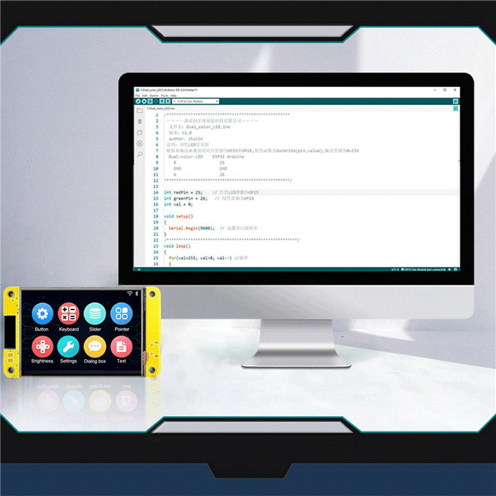 ARELENE%202X%20ESP32%20Development%20Board%20WiFi%20Bluetooth%202.8%20Inch%20240X320%20Smart%20Display%20TFT%20Module%20Touch%20Screen%20-%20Image%204