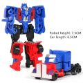 Mini Transformation Cars Kid Classic Robot Car Toys Action & Toy Figures Plastic Deformation Boys Gifts for Children. 