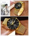 LIGE 9949 Fashion Watch Men Stainless Steel Top Brand Luxury Waterproof Quartz Watch Casual Sport Ultra Thin Date Clock Male+BOX.