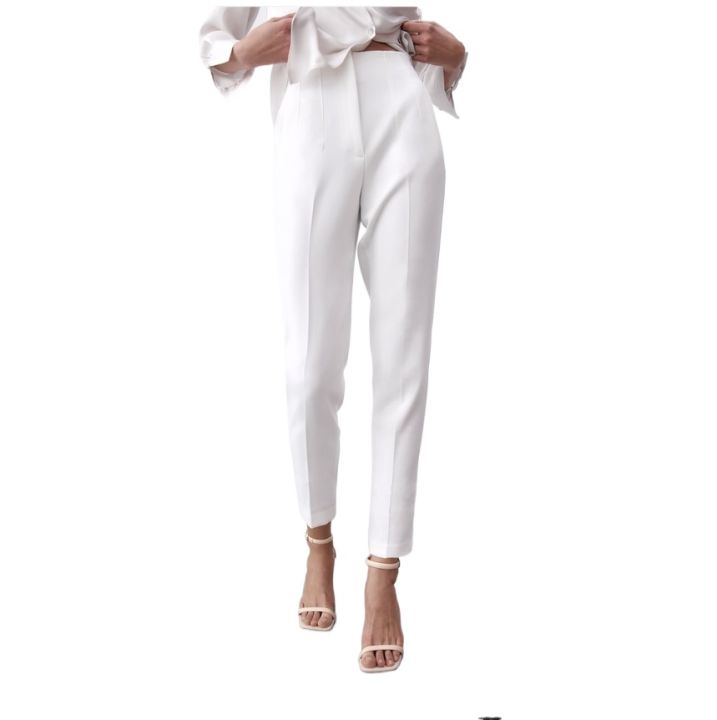 Ladies%20Formal%20Pants%20High%20Waist%20-%20Spandex%20Knit%20Twill%20Fabric%20-%20Slim%20Fit%20-%20High%20Fashion%20-%20Image%203