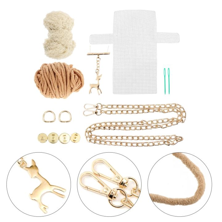 DIY%20Yarn%20Bag%20Purse%20Making%20Kit%20Crafting%20Supplies%20Material%20Handmade%20Accessory%20Cotton%20Woven%20-%20Image%207