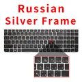 US Russian Laptop Keyboard For HP PROBOOK 4530 4530S 4730 4730S 4535S 4735s With Silver Black Frame Replace Notebook. 