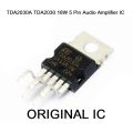 TDA2030A TDA2030 18W 5 Pin Audio Amplifier IC TO-220 Package TDA 2030 18 Watt Mono Hi-Fi Audio Power Amplifier IC. 