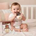 Nano Color PPSU plastic material Wide-Neck Feeding Bottle With Handle 240ml / 300ml -1pcs.
