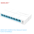 MERCURY Mini S108M 8 Port RJ45 10/100Mbps Network Switch Desktop Switch Fast Ethernet Wwitch HUB Converter.